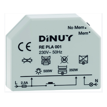 DINUY RE PLA 001 REGULADOR 500W INCAND.350W HALOG.